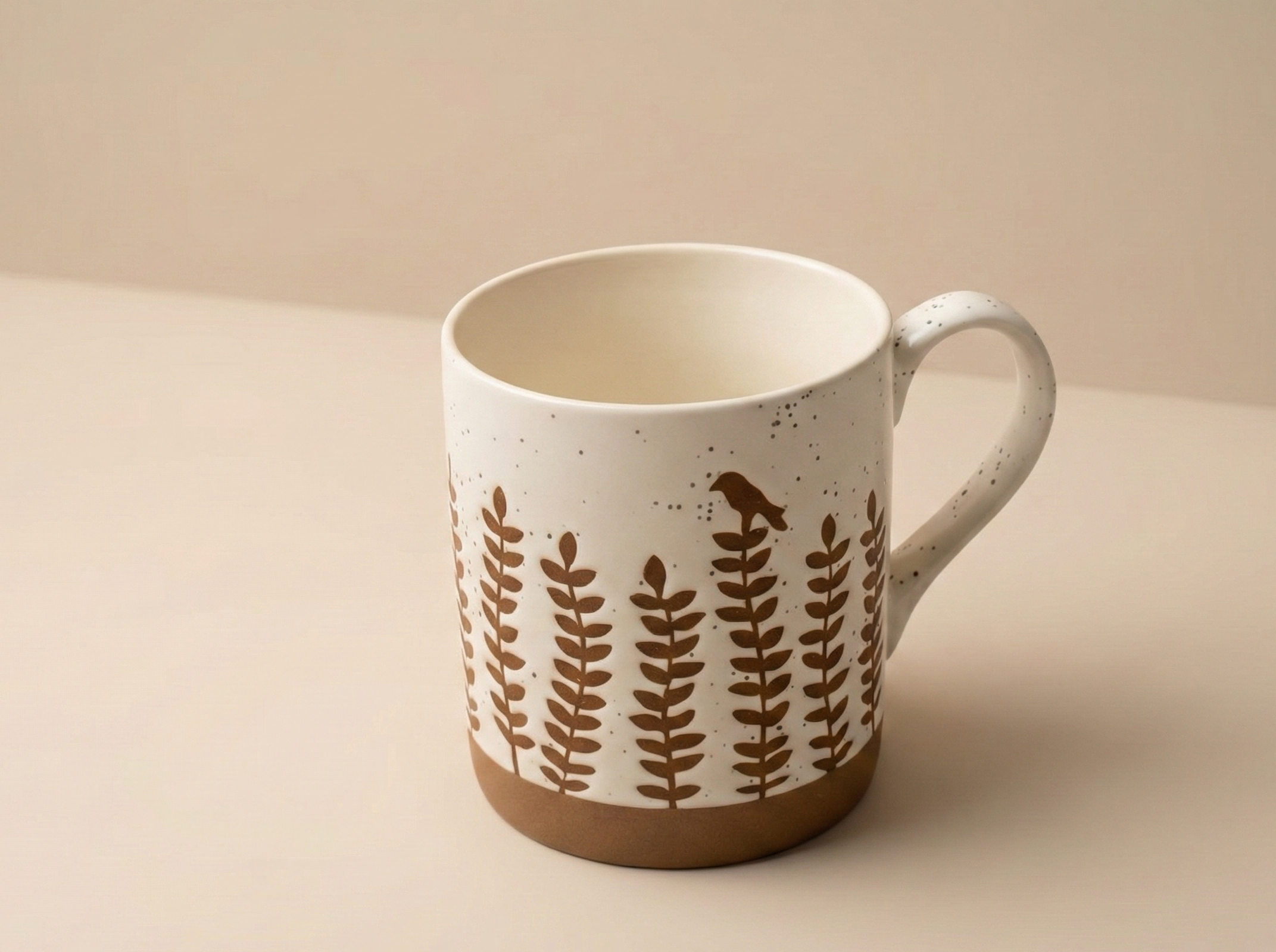 The Botanical Collection: Artisan Stoneware Mugs (Set of 4)