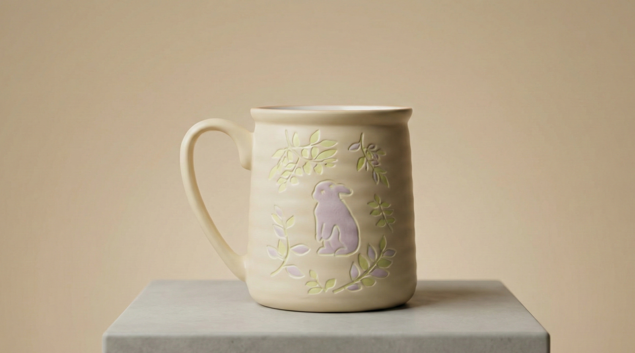 The Woodland Bunny Collection: Artisanal Minimalist Drinkware